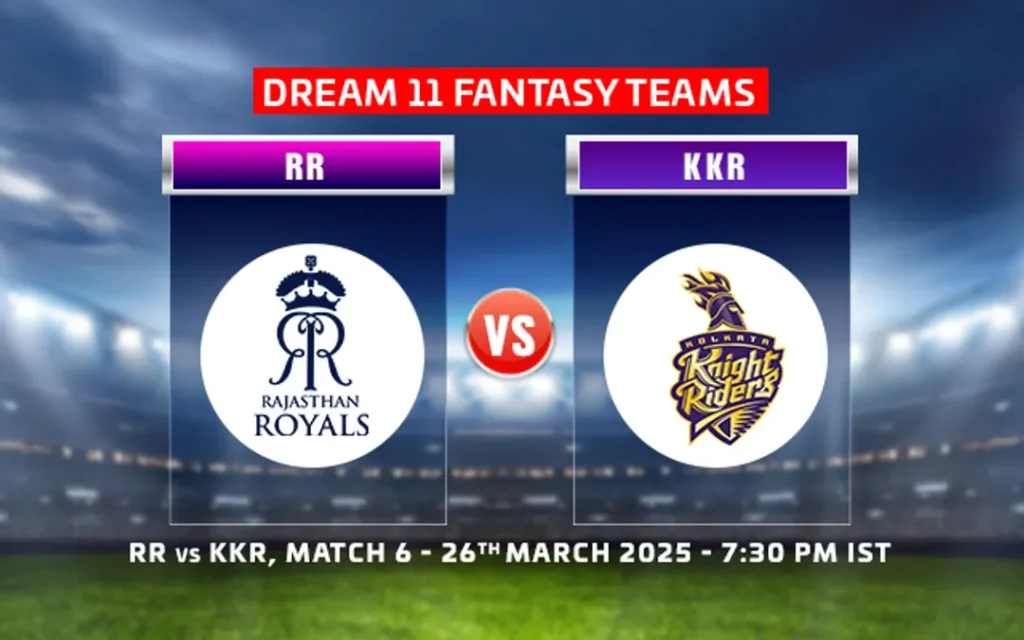 Rajasthan Royals vs Kolkata Knight Riders